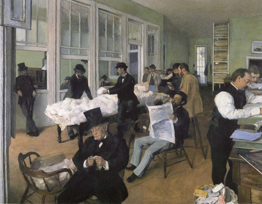 Edgar Degas Portrait of an office